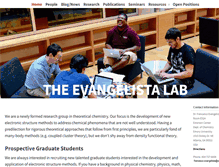 Tablet Screenshot of evangelistalab.org